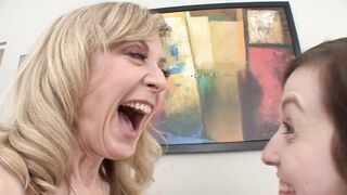 Fine ass sluts in bed fingering each other's juicy cunts