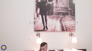 Hot red in youngster's bed