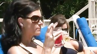 Two milfs pleasuring each other