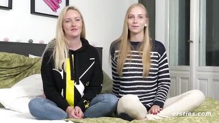 Lustvolle deutsche Prachtblondinen in ihrem Element