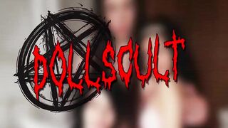 Two brunette sex dolls lick each other to orgasm