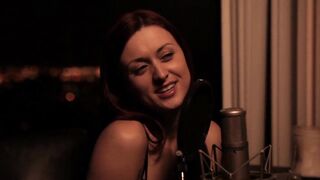 Busty brunette licks her lesbian lover's hot cunt