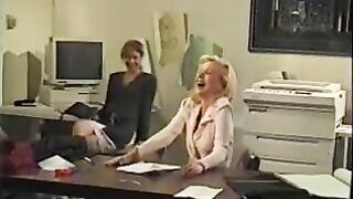 Mistress office girls into a cat fight