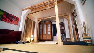 The Suffering of Lola Blumen: shibari strap-on sex