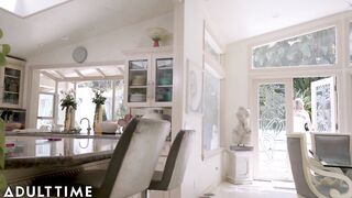 ADULT TIME   April Olsen Gets Caught Trespassing and Masturbating By The MILF Realtor  (Kenzie Taylor)