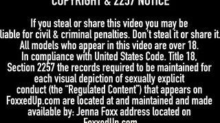 Black Teen Jenna Foxx Gets Tasty Pussy From Hot Busty Milf Sara Jay!
