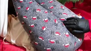 Friend Makes Me Squirt! Playing with my Big Clit, Bondage and Pussy Slapping!!