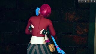 Arcane -- VI x Jinx (Powder) -- League Of Legends -- Honey Select