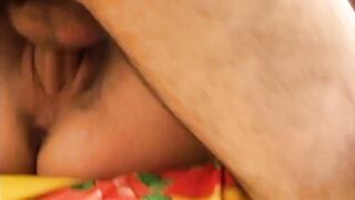 They have lesbian sex and then fuck cock in a triangle