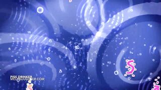 2 horny BBW lesbians piss on a dirty old man