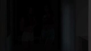 MILF With Big Boobs Teaches Little Sluts To Suck Pussy