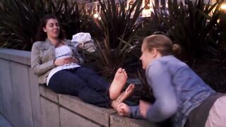 streetgirls feet sniffing