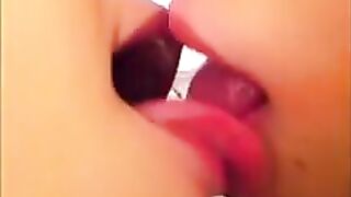  Erotic kiss of Japan lesbian