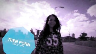 Blonde teens toy their twats