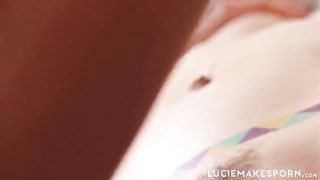 LUCIE MAKES PORN Naked Lesbian Virgin 