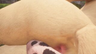 Lesbian Feline Cats Pussy Play - Mouth Full of Piss Ending - Wild Life