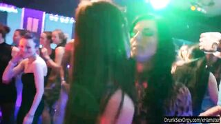 Party girls have fun in the club
