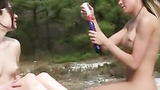 forrest lesbians with toys