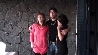 EnFamiliaX - Vacaciones - Real Spanish Mother And Da_ughter In Threesome.mp4