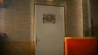 French lesbians fingering in a swinger club