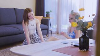 Girlfriends Bernie and Matty Fuck for the First Time