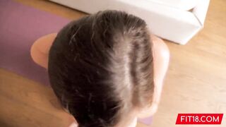 FIT18 - Stacy Cruz - Casting 177cm Tall And Skinny Czech Teen Model in 60FPS