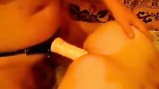 Homemade Strapon fun