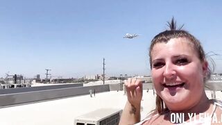 Slut Loves Being Watched Public Flashing Compilation