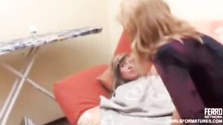 Mom caught stepdaughter on hiding dildo under blanket