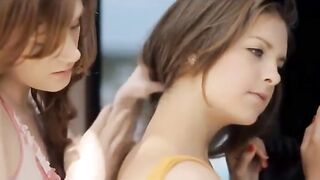 Two teen lesbian nymphs