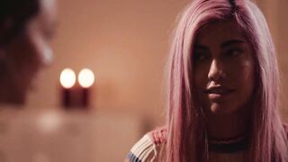 Barely Legal Teen with Pink Hair Has Multiple Orgasms