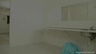 Kitty Jane, Bailey and Nicole Vice- dildo and piss at toilet