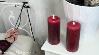 Angel Wicky Hitachi orgasms