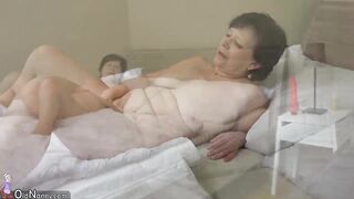 OldNanny Old lesbian mature masturbate her pussy with sextoy
