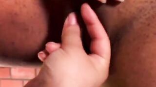 Lovely large lesbians fuck each others juicy pussys