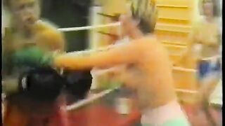 Alaskan Women Topless Boxing