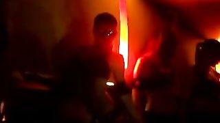 Lesbian dancers public kissing #2