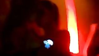 Lesbian dancers public kissing #2