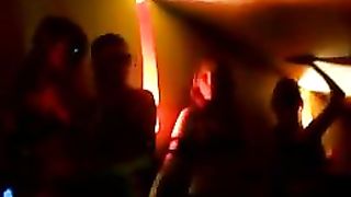 Lesbian dancers public kissing #2