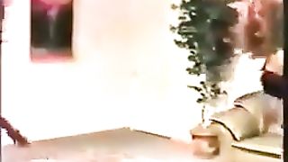 80's Busty Brunette's Catfight