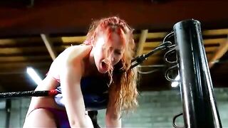 Redhead Wrestling Match