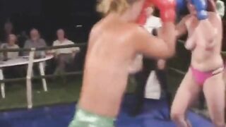 Real Topless Boxing Match