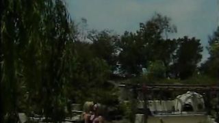 Lovely lesbian girls like to lick each other's wet snatches outside