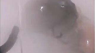 Hot blonde chick loves rubber bondage