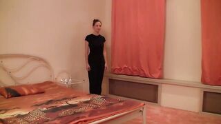 Petite big tits virgin Svetka Pionerka massaged