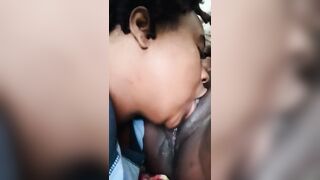 Eating My ex-gf big clit