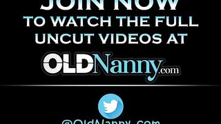 OLDNANNY Chubby Mature Lesbian and Teen Have Strapon Toy Sex