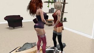Pantyhose Catfight: Roller Derby Girls
