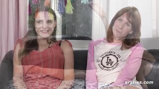 Bayerische Mädels vergnügen sich köstlich