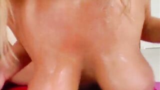 Two girls licking cum from big natural boobs compilation